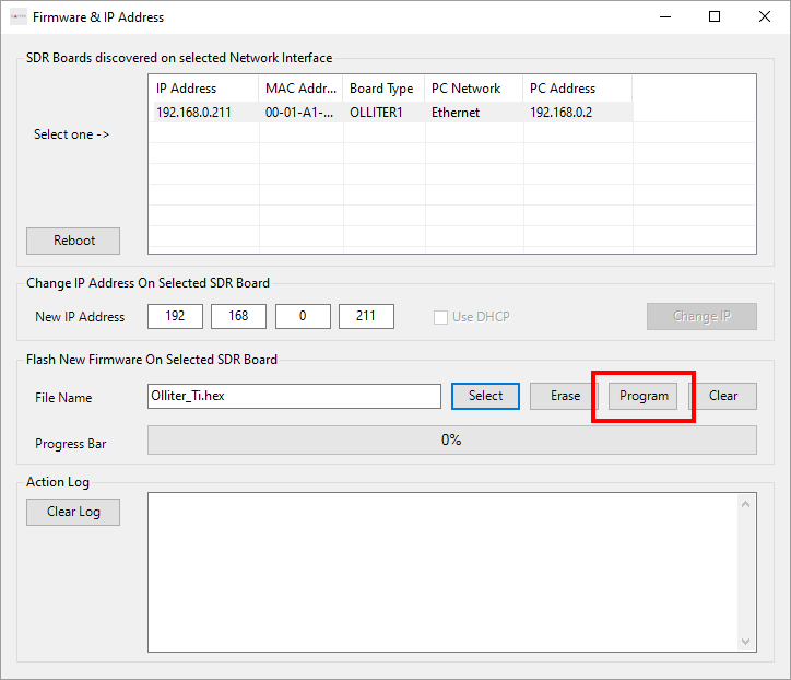Firmware upgrade task