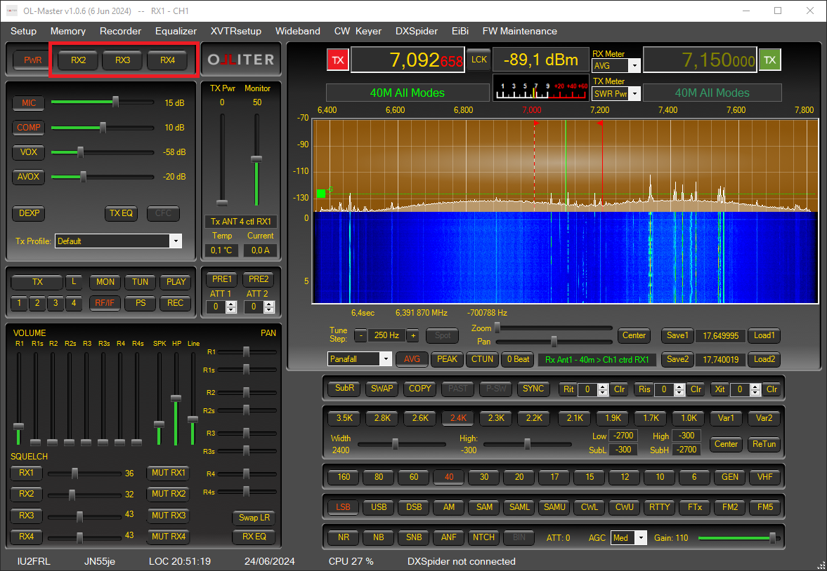 Additional receivers