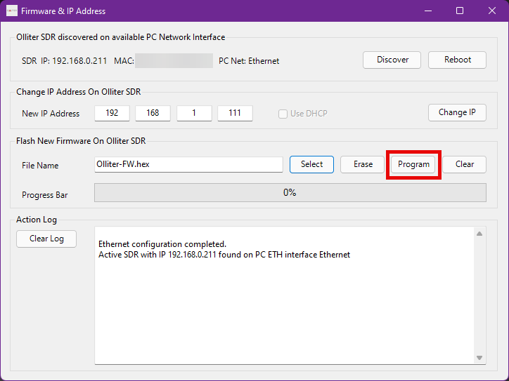 Firmware upgrade task