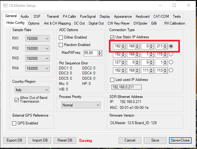 IP Address selection