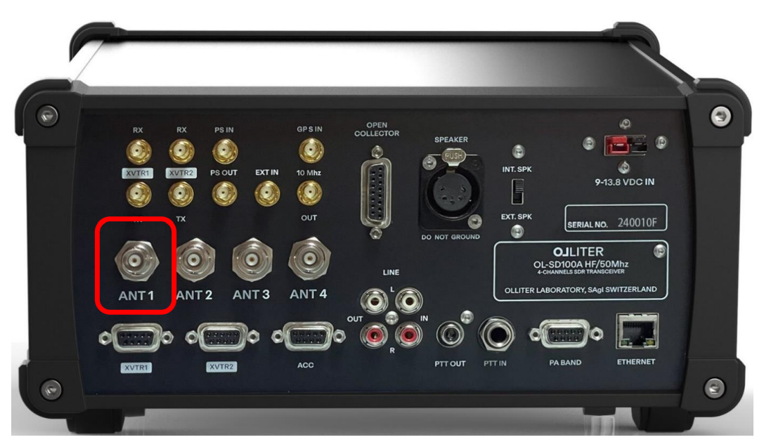 Antenna 1 connection