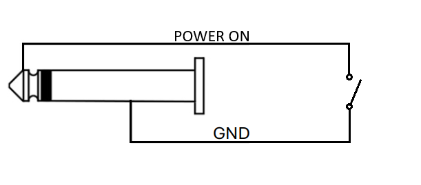 External power-on key wiring diagram